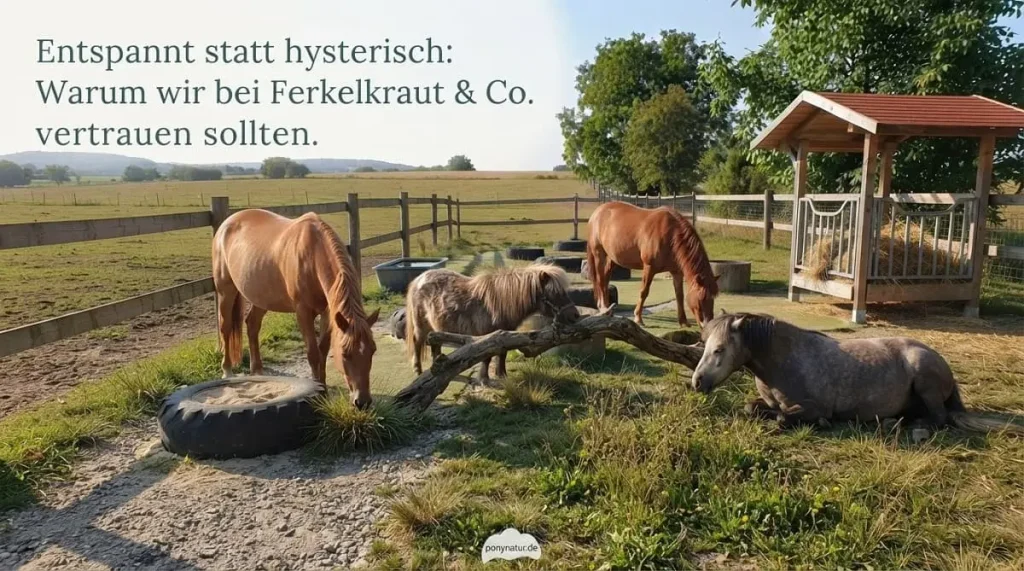 Ferkelkraut Pferde Ponys