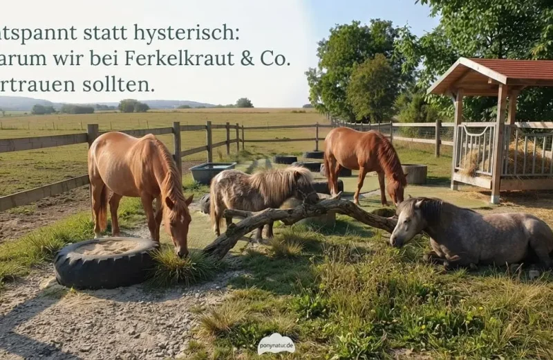 Ferkelkraut Pferde Ponys