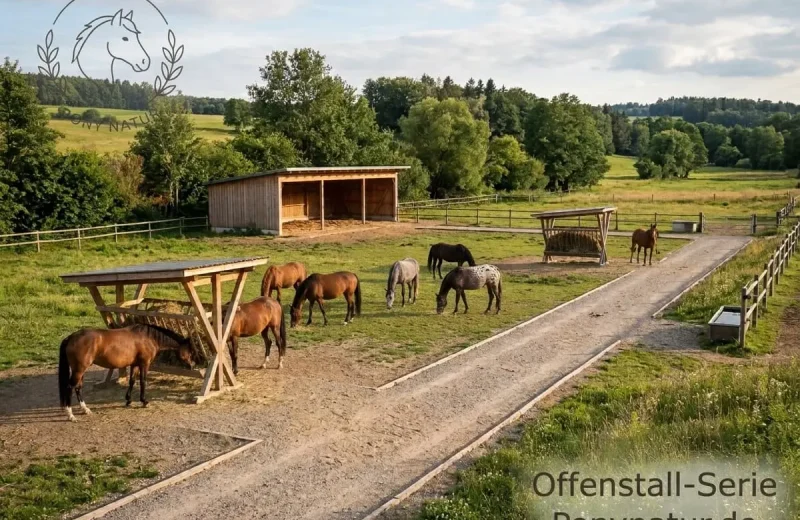 Offenstall-Planung: Die Formel für 8 Pferde
